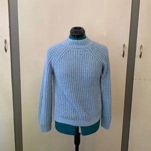 Size S blue sweater, made by SO